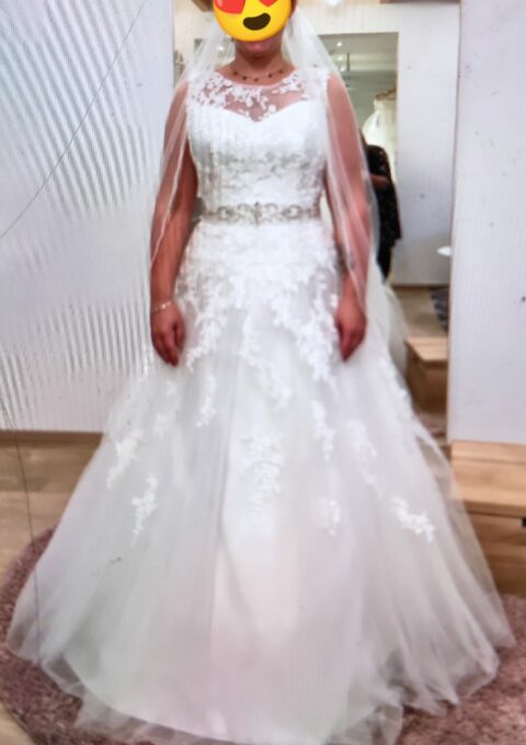 Second Hand Brautkleid RD A-Linie Gr. 40 Foto 1