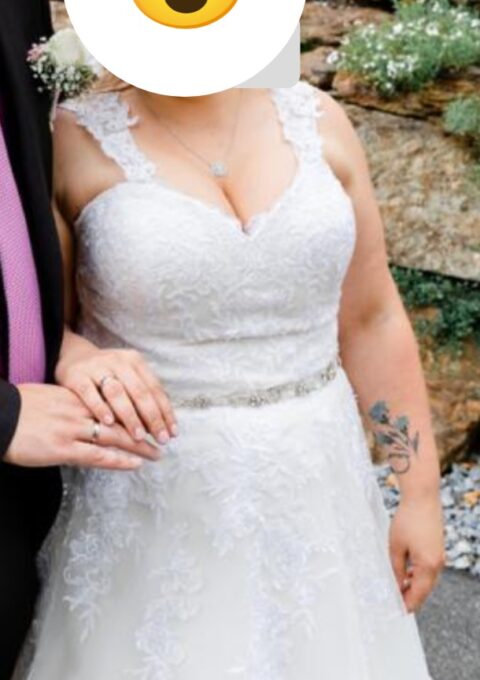 Second Hand Brautkleid Amlie A-Linie Gr. 46 Foto 1