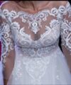 Second Hand Brautkleid A-Linie Gr. 36 Foto 3