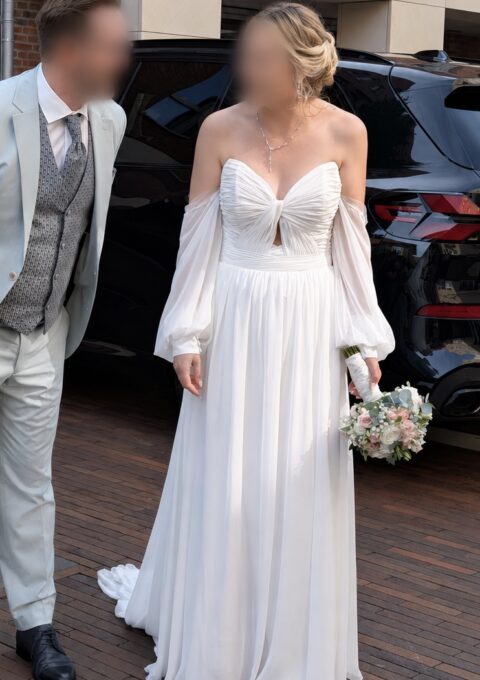 Second Hand Brautkleid Boho Gr. 36 Foto 1