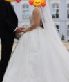 Second Hand Brautkleid SUVARI A-Linie Gr. 34 Maßgeschneidert Foto 4