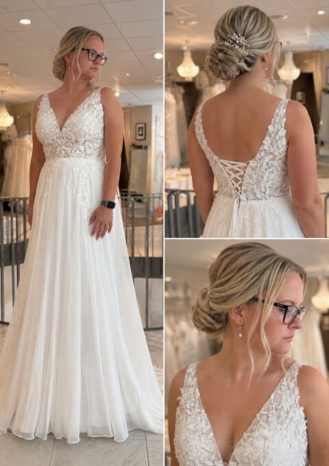 Second Hand Brautkleid Lilly A-Linie Gr. 42 Foto 1