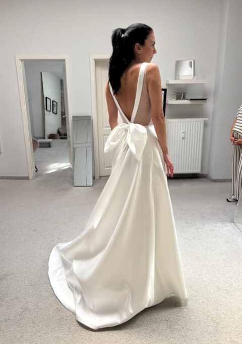 Second Hand Brautkleid Weise A-Linie Gr. 34 Neu & ungetragen Foto 1