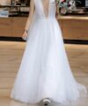 Second Hand Brautkleid Daria Karlozi 08277.00.17 Lukra A-Linie Gr. 38 Foto 2