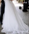 Second Hand Brautkleid Daria Karlozi 08277.00.17 Lukra A-Linie Gr. 38 Foto 6