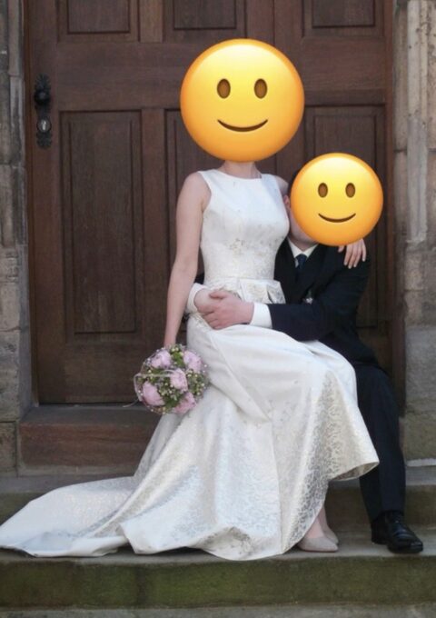 Second Hand Brautkleid A-Linie Gr. 36 Foto 1
