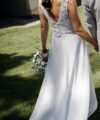 Second Hand Brautkleid Kleemeier Zweiteiler Gr. 40 Maßgeschneidert Foto 2