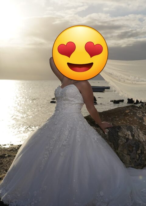 Second Hand Brautkleid Bella Prinzessin Gr. 46 Foto 1