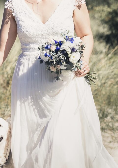 Second Hand Brautkleid Kisui Berlin Esmi A-Linie Gr. 40 Maßgeschneidert Foto 1