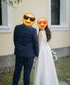 Second Hand Brautkleid La Sposa / St. Patrick / Pronovias A-Linie Gr. 38 Foto 3