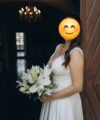 Second Hand Brautkleid La Sposa / St. Patrick / Pronovias A-Linie Gr. 38 Foto 4