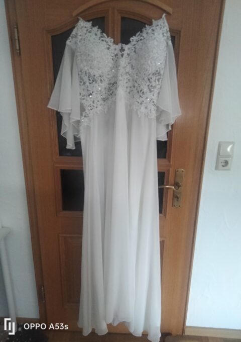 Second Hand Brautkleid Sevs Couture A-Linie Gr. 44 Foto 1