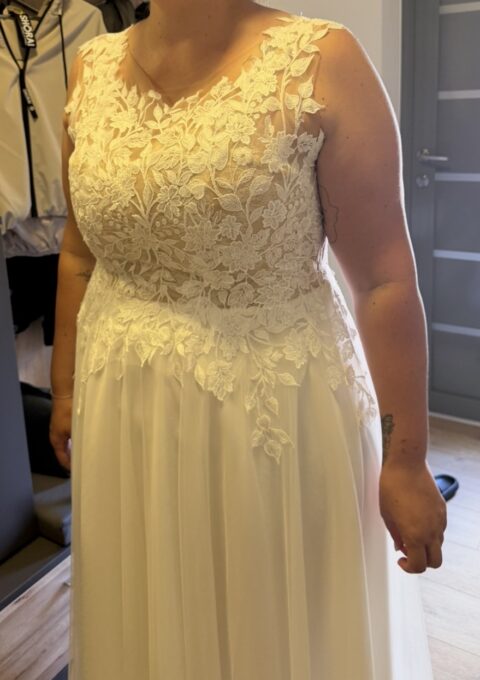 Second Hand Brautkleid Standesamt Gr. 44 Foto 1