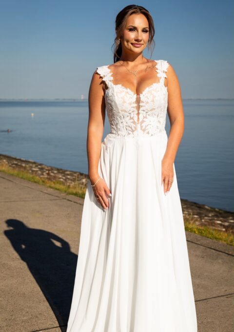 Second Hand Brautkleid Standesamt Gr. 38 Foto 1