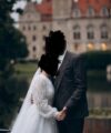 Second Hand Brautkleid Einzelanfertigung A-Linie Gr. 40 Maßgeschneidert Foto 1