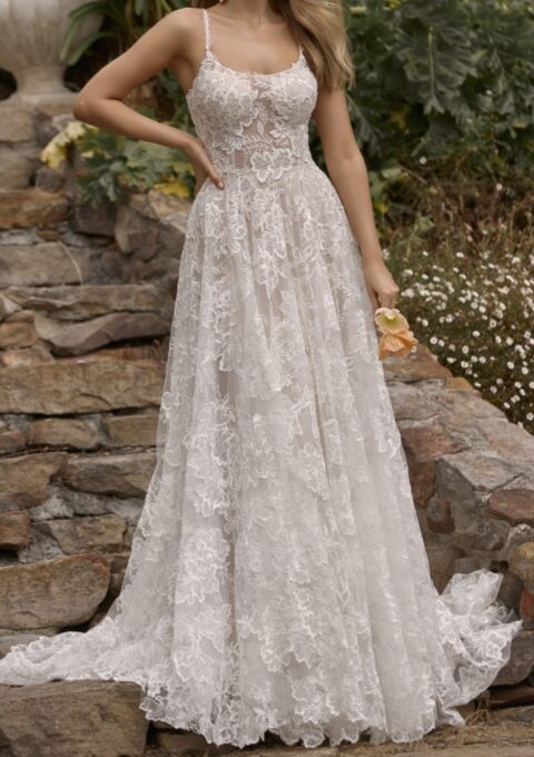 Second Hand Brautkleid Madi Lane Cloe A-Linie Gr. 42 Foto 1