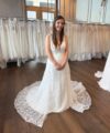 Second Hand Brautkleid Adriana Alier SENIN Fit and Flare Gr. 38 Foto 3
