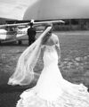 Second Hand Brautkleid Justin Alexander Elissa Fit and Flare Gr. 38 Foto 1
