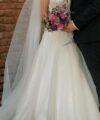 Second Hand Brautkleid Jarice Rois A-Linie Gr. 34 Foto 5