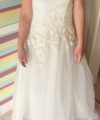 Second Hand Brautkleid Hamburger Brautsalon A-Linie Gr. 36 Foto 1