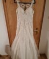 Second Hand Brautkleid Meerjungfrau Gr. 38 Maßgeschneidert Foto 3