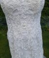 Second Hand Brautkleid Meerjungfrau Gr. 38 Maßgeschneidert Foto 4