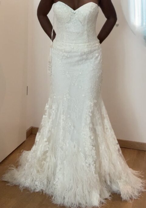 Second Hand Brautkleid Casablanca Bridal Adeline Style 2385 Meerjungfrau Gr. 40 Neu &amp ungetragen Foto 1