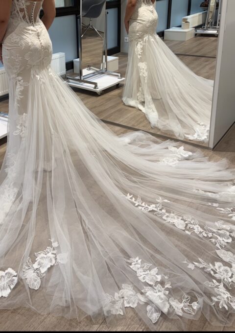Second Hand Brautkleid Meerjungfrau Gr. 36 Foto 1