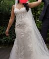 Second Hand Brautkleid Meerjungfrau Gr. 36 Foto 6