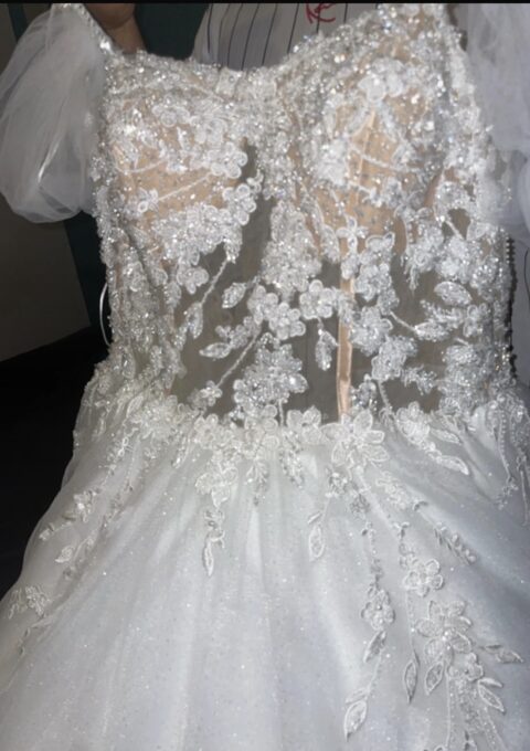Second Hand Brautkleid Tolcu Prinzessin Gr. 38 Foto 1