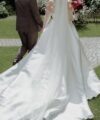 Second Hand Brautkleid Fan Xia Mai Schleppe Mikado Prinzessin Gr. 38 Foto 4