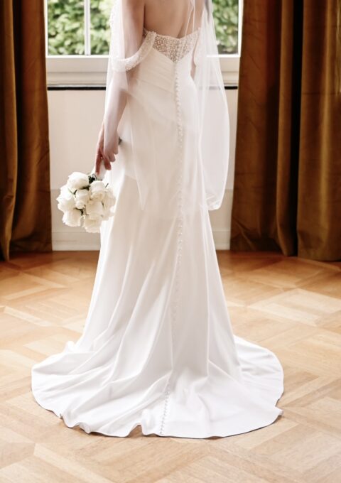 Second Hand Brautkleid Ellie Bridals Evie Fit and Flare Gr. 38 Foto 1