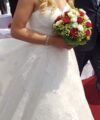 Second Hand Brautkleid Enzoani A-Linie Gr. 38 Foto 3