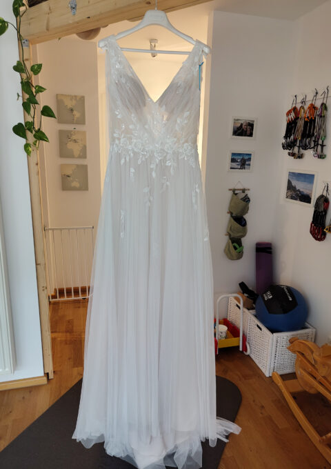 Second Hand Brautkleid Fara Sposa Ravel A-Linie Gr. 38 Neu & ungetragen Foto 1