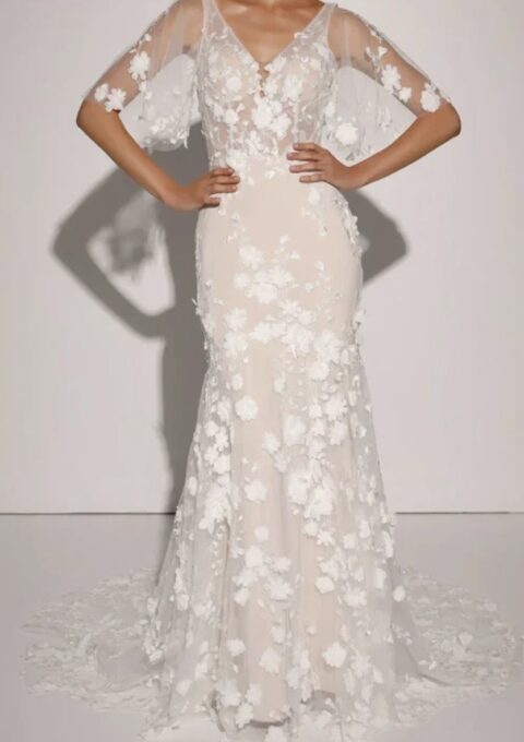Second Hand Brautkleid Evie Young Mira Fit and Flare Gr. 38 Neu &amp ungetragen Foto 1