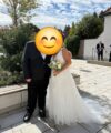 Second Hand Brautkleid Amélie Standesamt Gr. 46 Foto 4