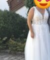Second Hand Brautkleid Amélie Standesamt Gr. 46 Foto 2