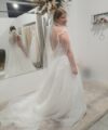 Second Hand Brautkleid Jarice Oxsalys A-Linie Gr. 40 Neu & ungetragen Foto 4