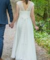Second Hand Brautkleid Bianco Evento MARGARET Boho Gr. 38 Foto 4