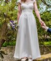 Second Hand Brautkleid Bianco Evento MARGARET Boho Gr. 38 Foto 6