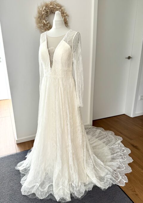 Second Hand Brautkleid Modeca Erin 17323A A-Linie Gr. 42 Foto 1