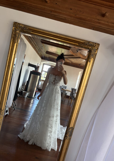 Second Hand Brautkleid Madi Lane Kyann A-Linie Gr. 30 Foto 1