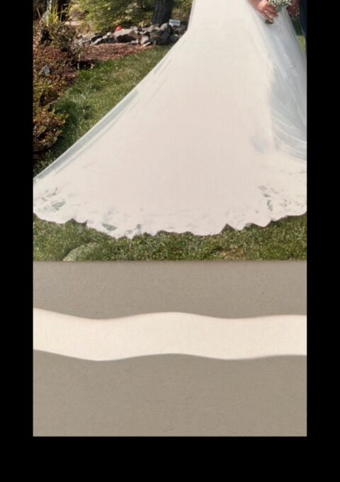 Second Hand Brautkleid A-Linie Gr. 42 Maßgeschneidert Foto 1