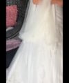 Second Hand Brautkleid A-Linie Gr. 42 Maßgeschneidert Foto 3