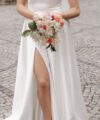 Second Hand Brautkleid meshki A-Linie Gr. 38 Foto 3