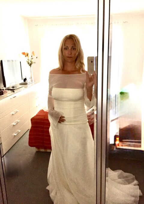Second Hand Brautkleid La Sposa Di Gio A-Linie Gr. 38 Neu &amp ungetragen Foto 1