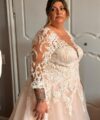 Second Hand Brautkleid Dutch desig ME23317 Miss Emily A-Linie Gr. 56 Foto 2