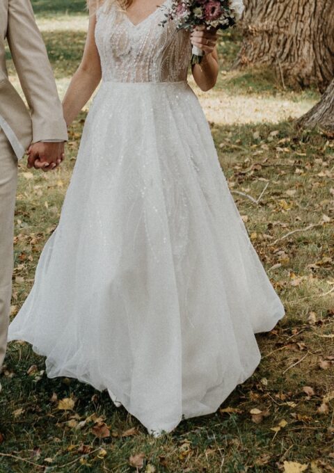 Second Hand Brautkleid Justin Alexander A-Linie Gr. 38 Foto 1