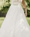 Second Hand Brautkleid Fuchs A-Linie Gr. 46 Foto 3