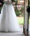 Second Hand Brautkleid Lillian West 66155 A-Linie Gr. 44 Maßgeschneidert Foto 1